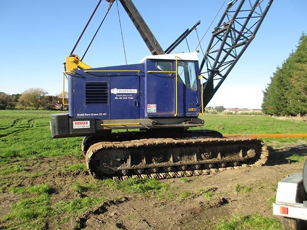 WellDrillers drilling rig operating on a rural bore site