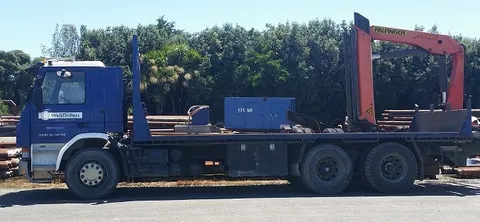 Scania crane truck fitted with a Palfinger PA15500 crane